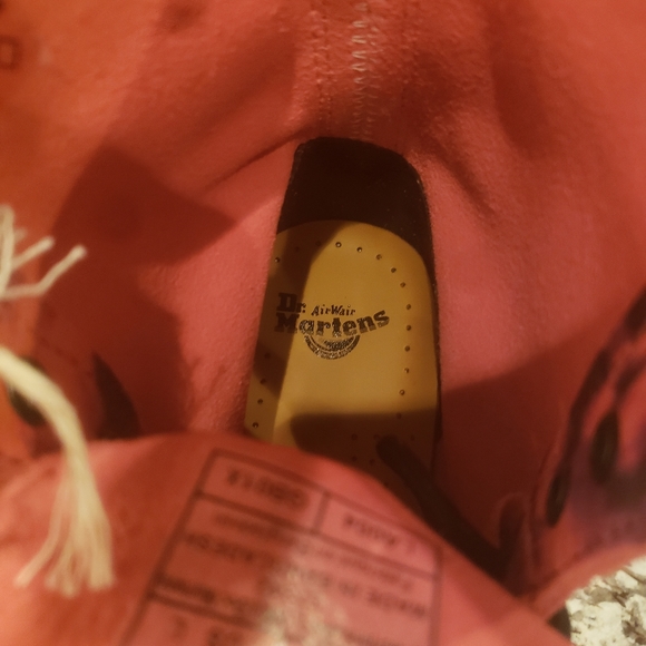 Dr. Martens Purple TIE DYE 1460 Pascal Leather Suede Lace Up Boots W Sz 7 and 5 - Picture 7 of 9